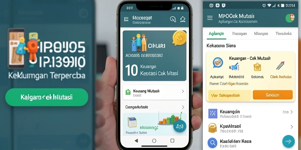 Tampilan antarmuka aplikasi MPO555 untuk fungsi Cek Mutasi.