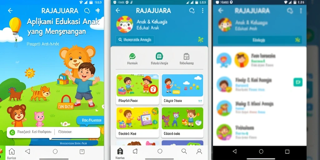 Tampilan antarmuka RAJAJUARA yang menarik dan interaktif.