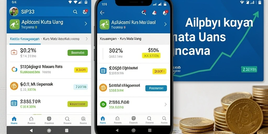 Antarmuka SIP33 yang informatif dan mudah diakses untuk kurs mata uang.